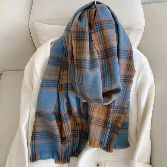 Cashmere Scarf Women Winter Headscarf Elegant Womens Shawl Muffler Neck Scarves Woman Women's Warmer Accessories Apparel