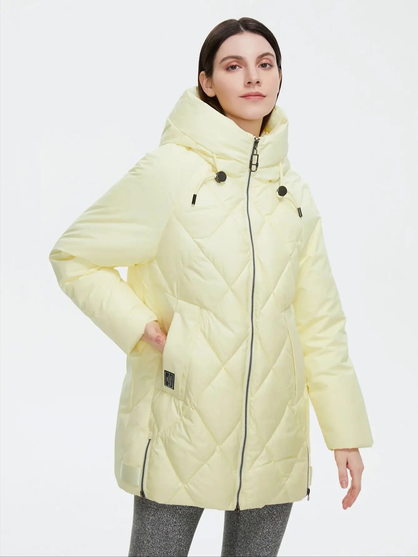 Cinemore  Jacket Women's Plus Size Collection Warm Jacket Mid-length Grace With Unusual Design Women Coats brand Parka 8198