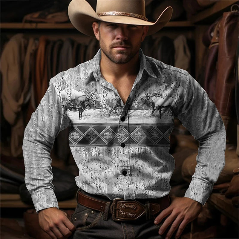 Hot Selling Versatile Basic Solid Color Long Sleeved Shirt With Small Icon Printed Single Breasted Lapel Long Sleeved Top MB12