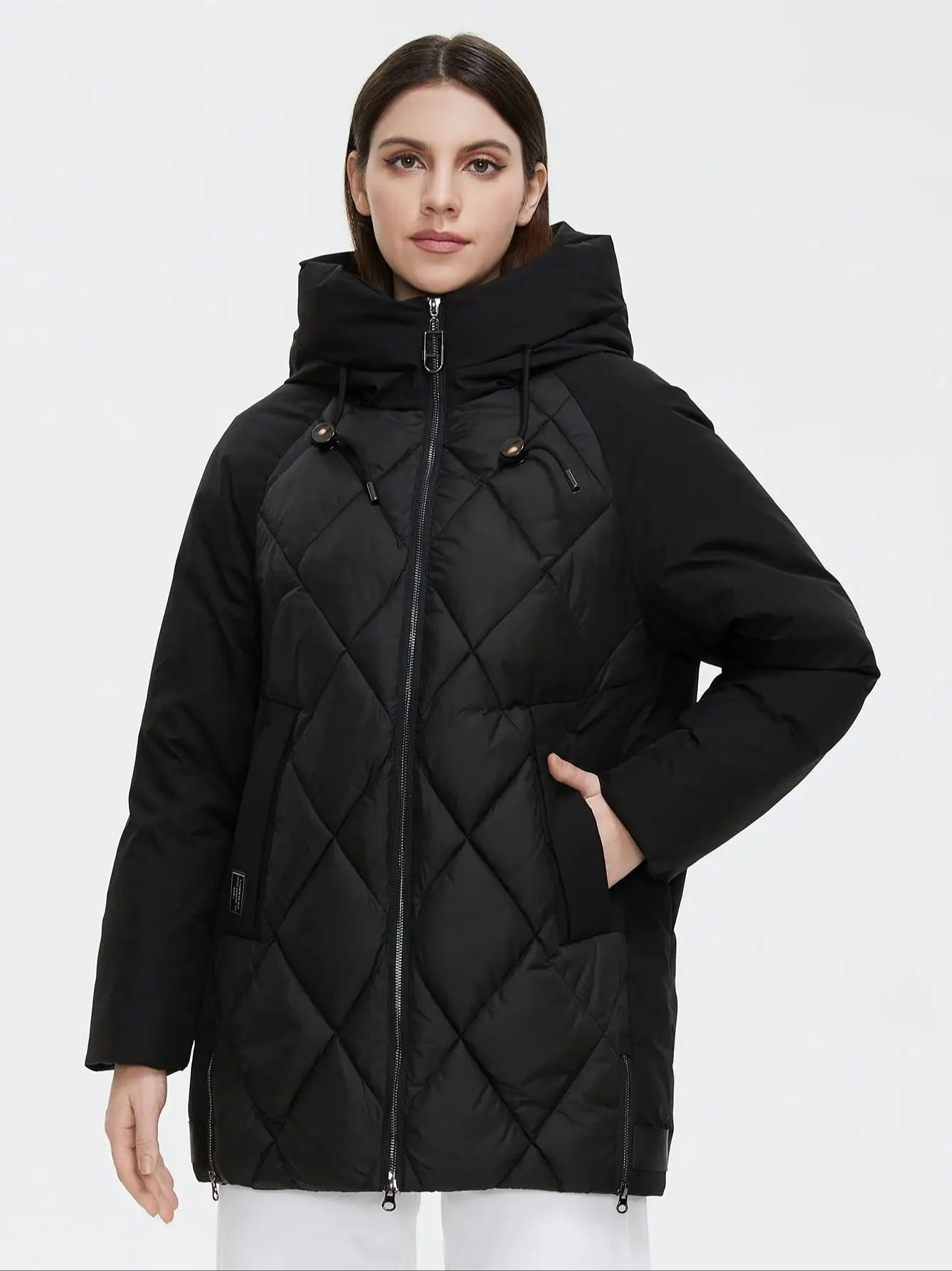 Cinemore  Jacket Women's Plus Size Collection Warm Jacket Mid-length Grace With Unusual Design Women Coats brand Parka 8198