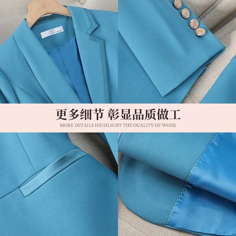 High-End Suit Suit Women's Business Clothing Spring New High-Grade Work Clothes Civil Servant Interview Suit Coat