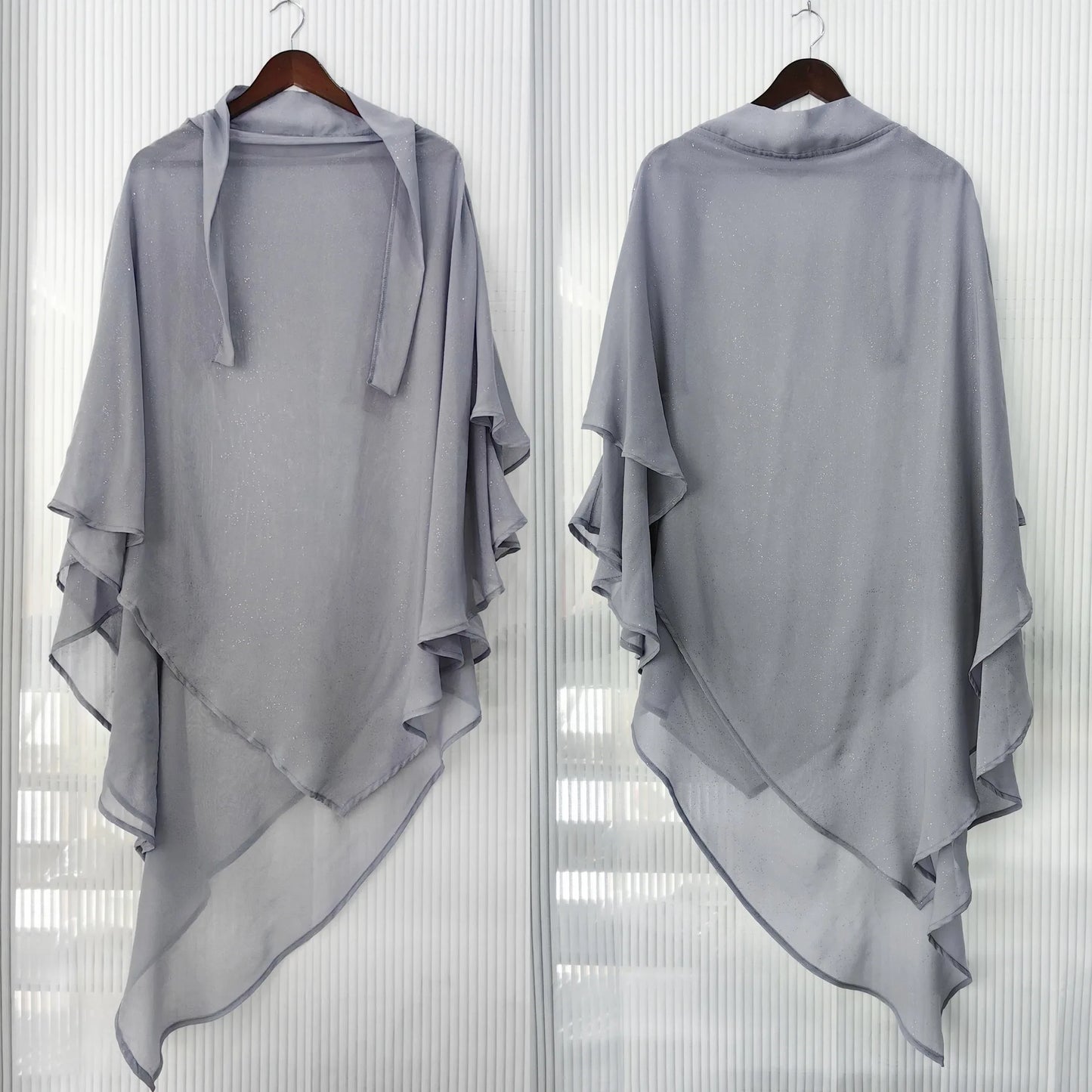 Muslim Shiny Hijabs For Woman Prayer Garment Khimar Women Jersey Islamic Head Scarf Turbans Turban Instant Wrap Overhead Ramadan