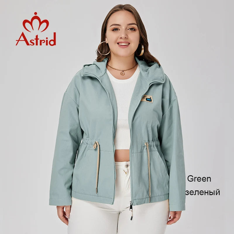 Women's Trench Coat Fashion Lace up Short Overcoat Windbreaker Jacket Women Clothes Plus Size Spring 2023 New In Outerwears