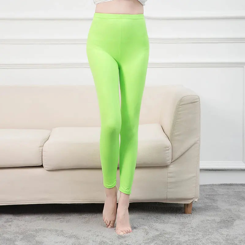 YGYEEG Black Push Up Leggings Women Clothing Fitness High Elastic Waist Workout Exercise Ladies Sports Ankle-Length New Bottom