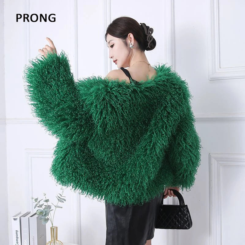 Faux Fur Coats Women Fashion 2024 Autumn Winter Thick Warm Long Sleeve Jackets With Pockets Casual Elegant Outerwear For Woman