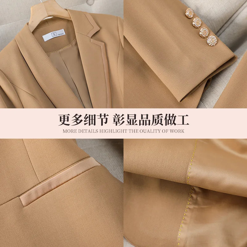 High-End Suit Suit Women's Business Clothing Spring New High-Grade Work Clothes Civil Servant Interview Suit Coat