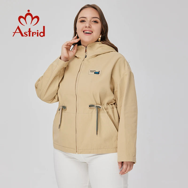 Women's Trench Coat Fashion Lace up Short Overcoat Windbreaker Jacket Women Clothes Plus Size Spring 2023 New In Outerwears