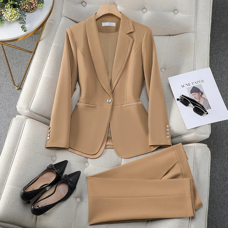 High-End Suit Suit Women's Business Clothing Spring New High-Grade Work Clothes Civil Servant Interview Suit Coat